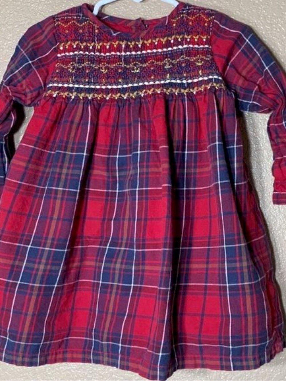 Next Direct Red Plaid Dress 5T